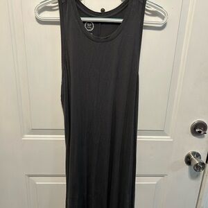 Charcoal Sleeveless comfy Dress